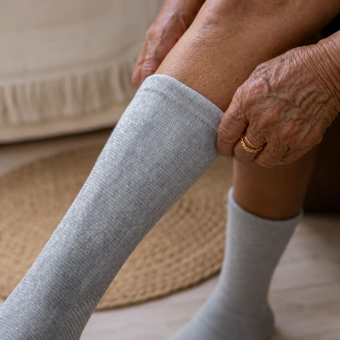 Premium Bambus-Sprunggelenkbandage